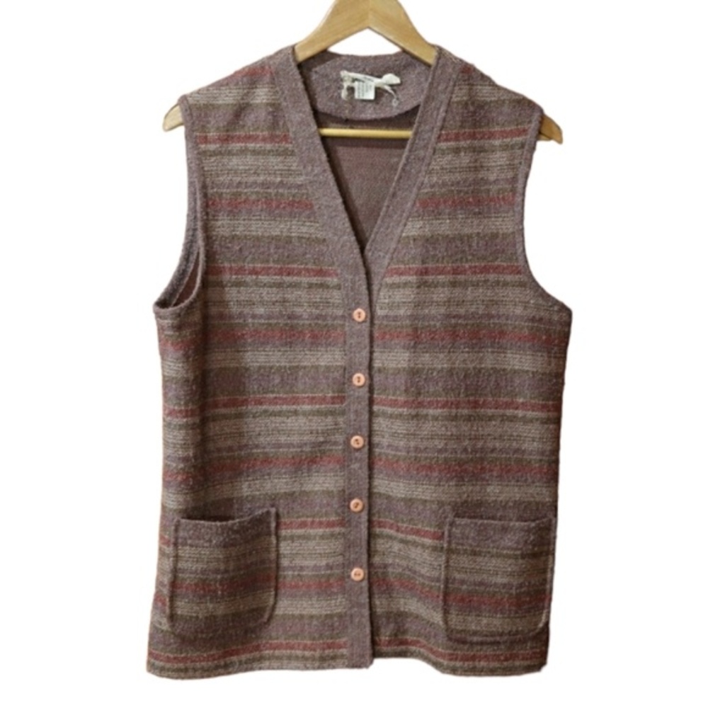 Vintage Marty Gutmacher Bohemian Hippy Festival Vest Union Label LG